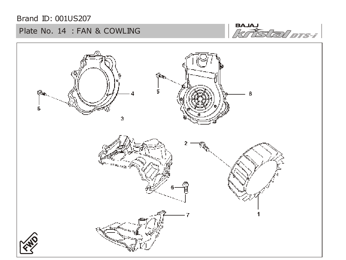 Plate 14 — FAN & COWLING