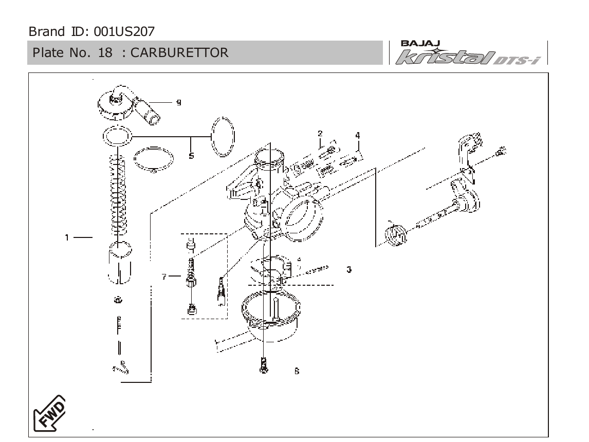Plate 18 — CARBURETTOR