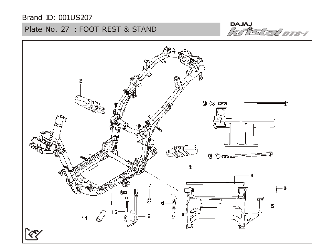 Plate 27 — FOOT REST & STAND