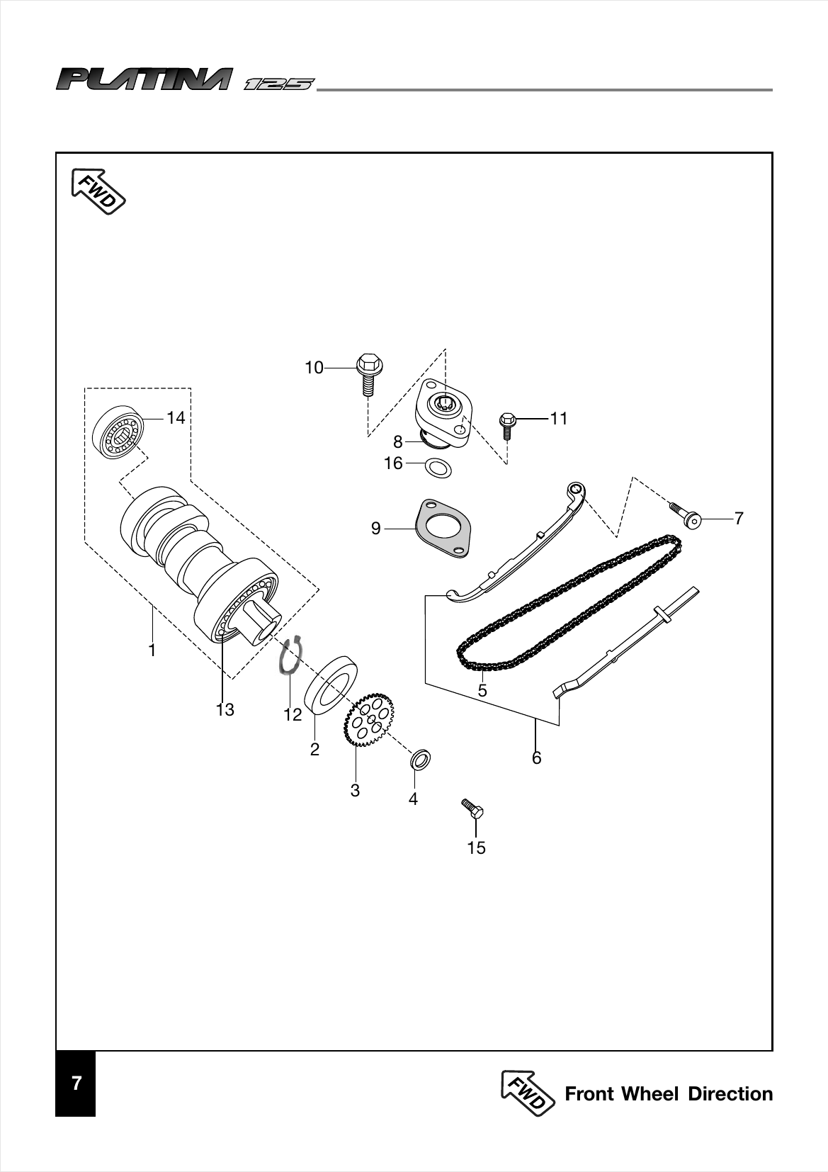 Plate 4 — Camshaft / Tensioner