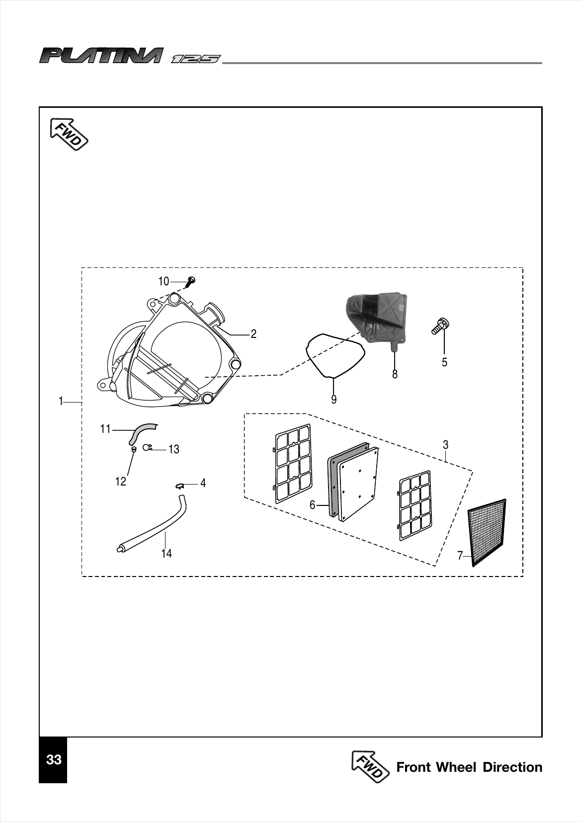 Plate 17 — Air Cleaner Complete