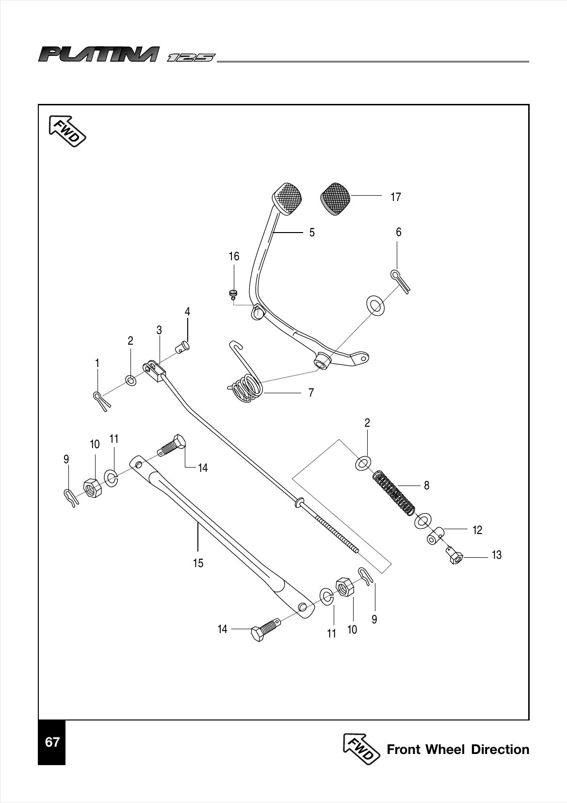 Plate 32 — Rear Brake Pedal