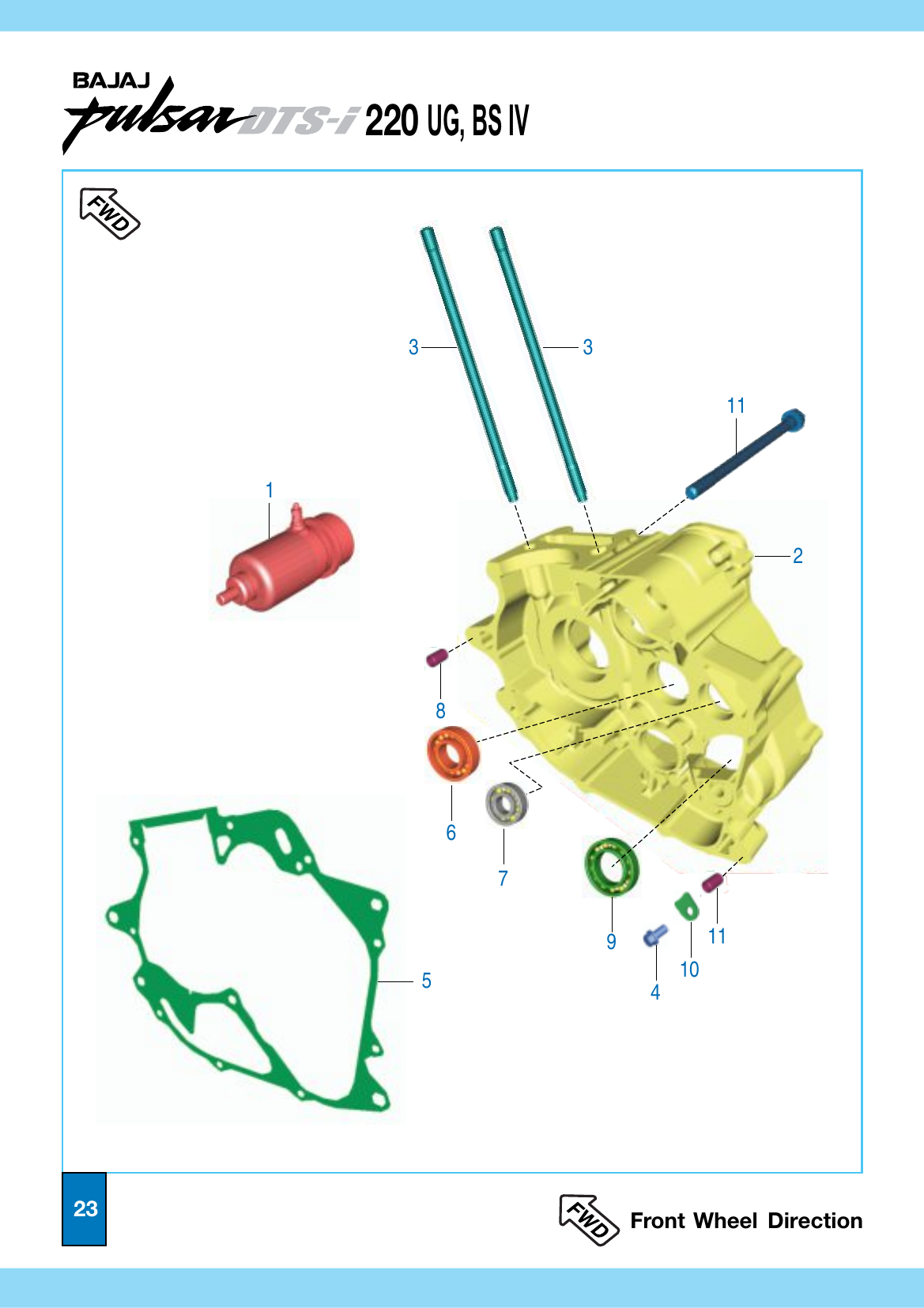 Plate 12 — Engine Assembly & Crankcase RH