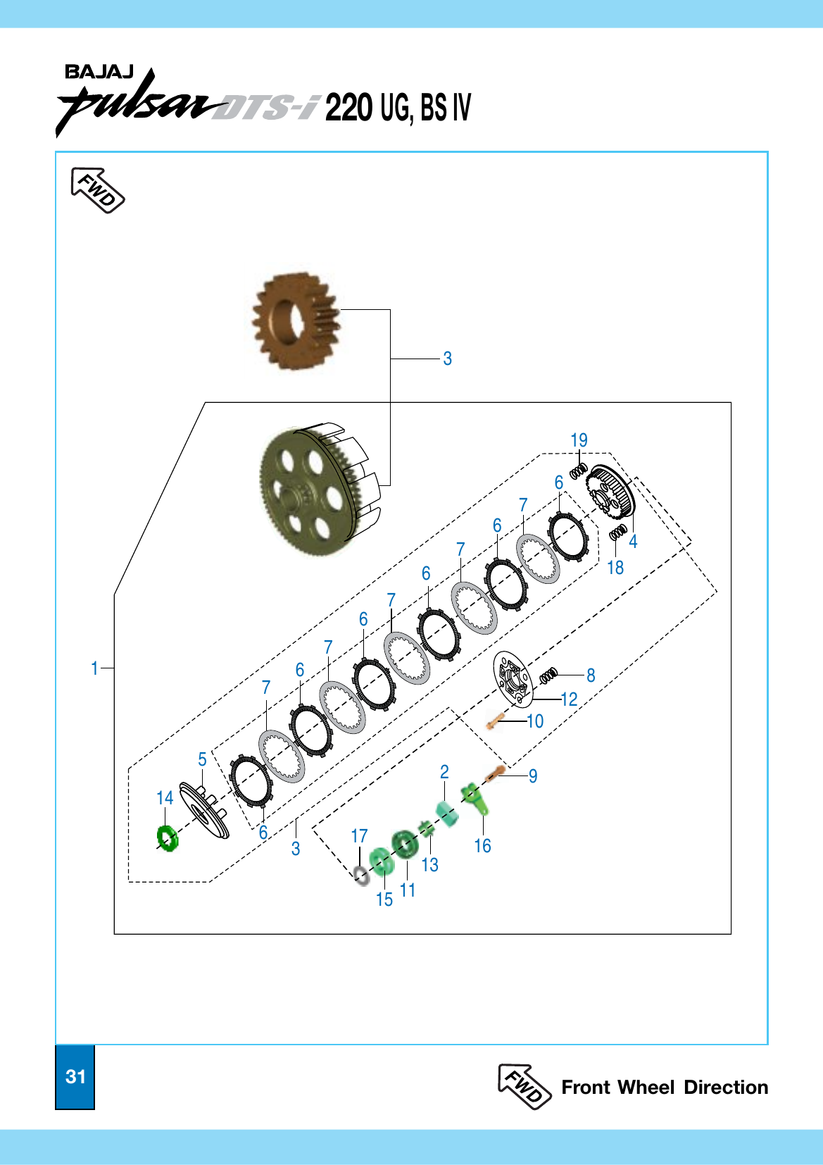 Plate 16 — Clutch Assembly