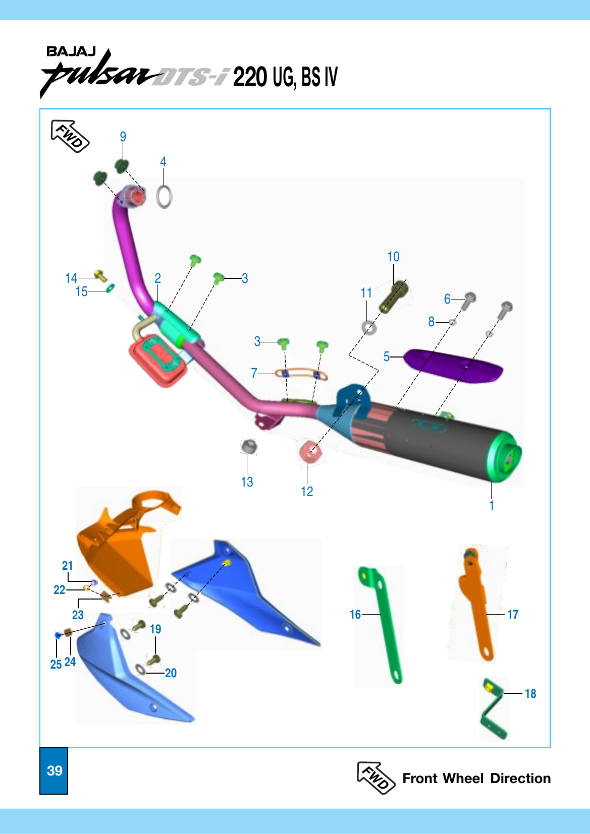 Plate 20 — Silencer Assembly & Belly Pan