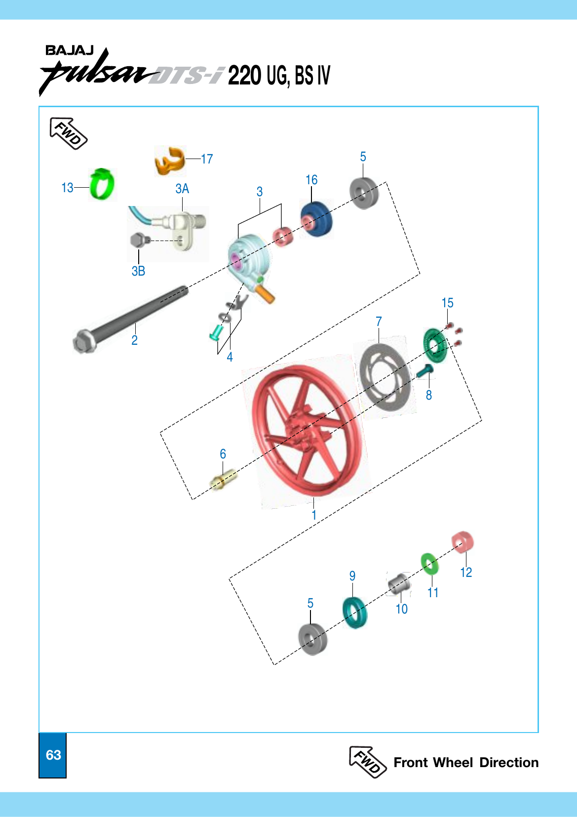 Plate 32 — Front Wheel Assembly