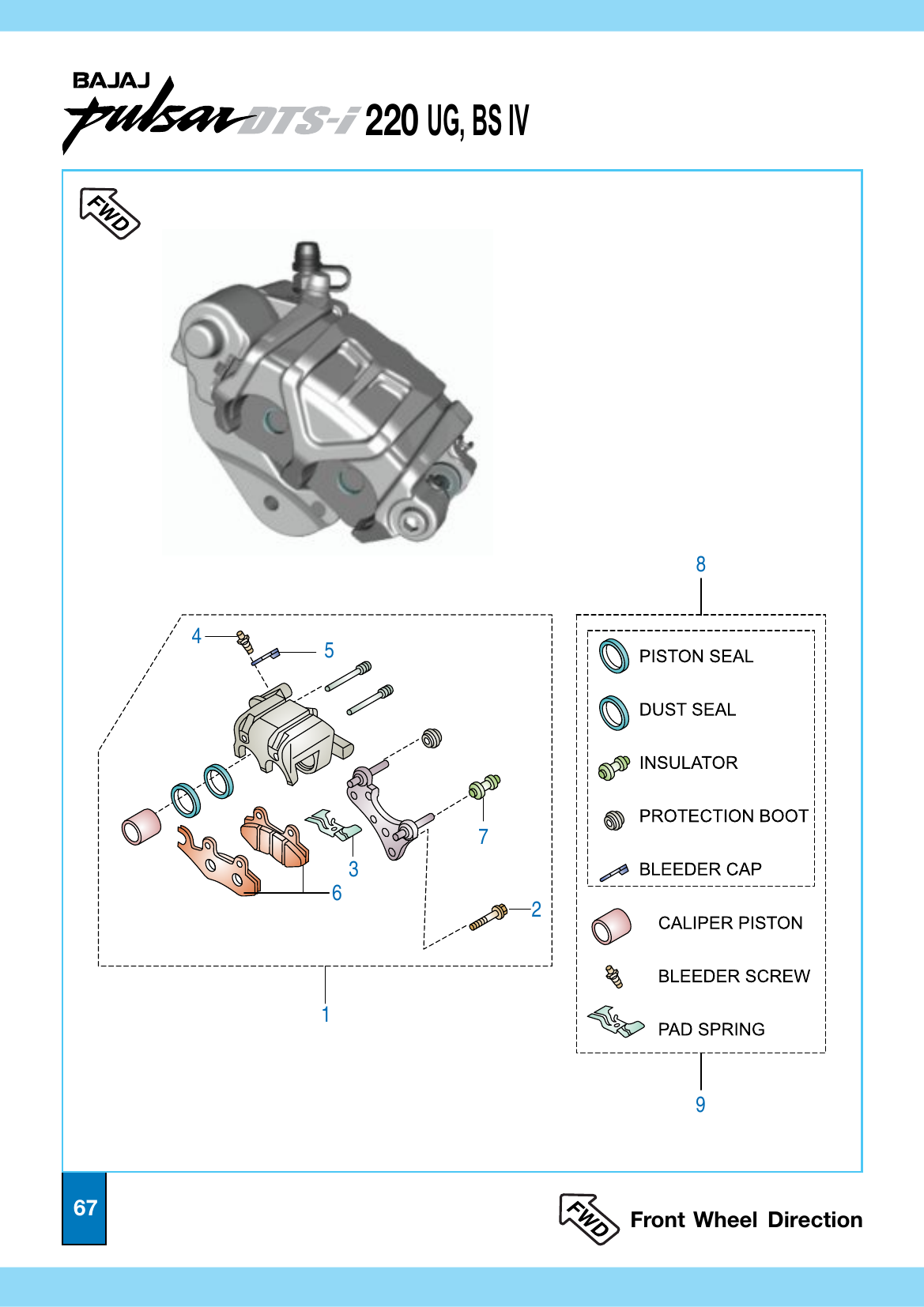 Plate 34 — Front Disc Brake
