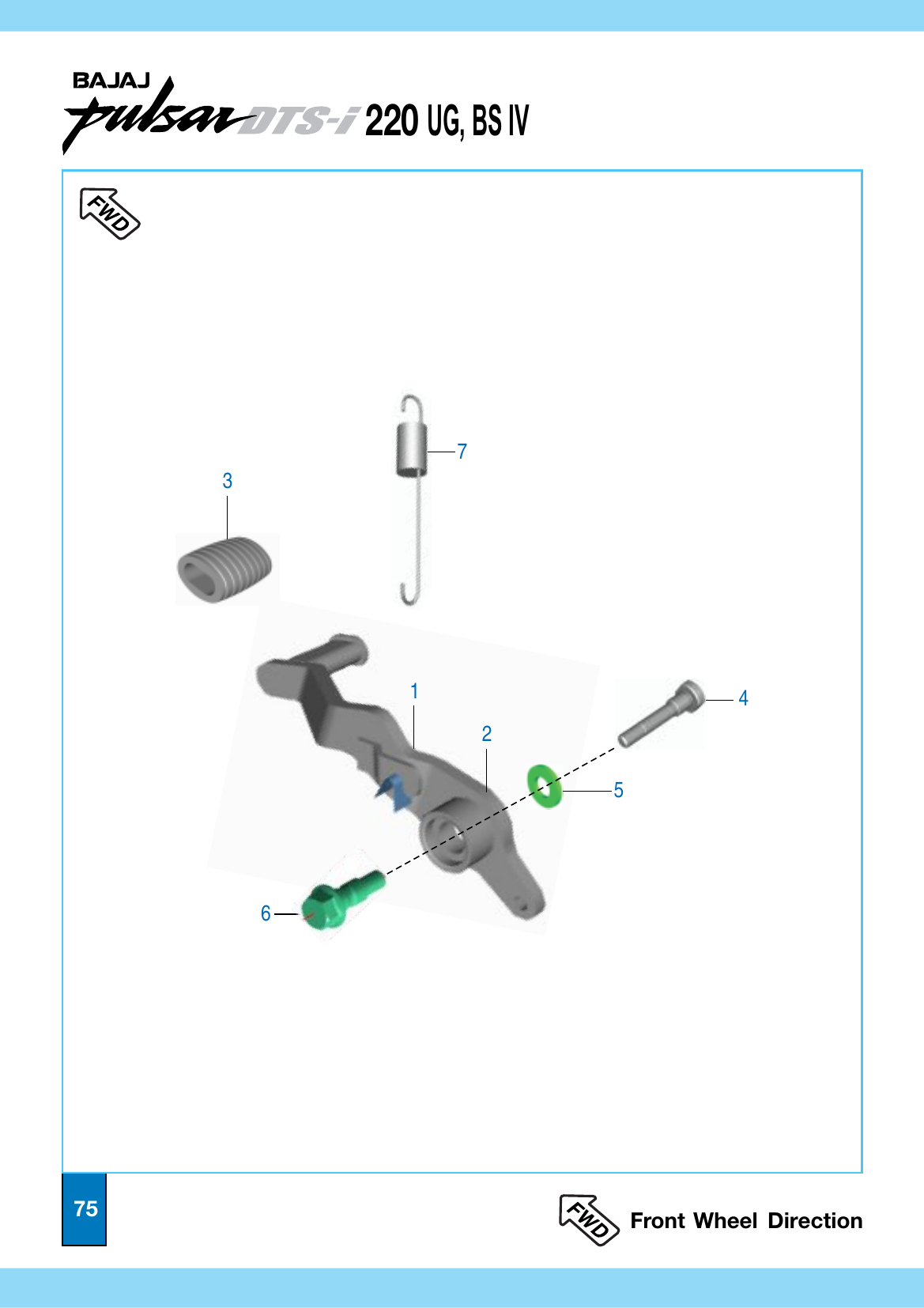Plate 38 — Rear Brake Pedal