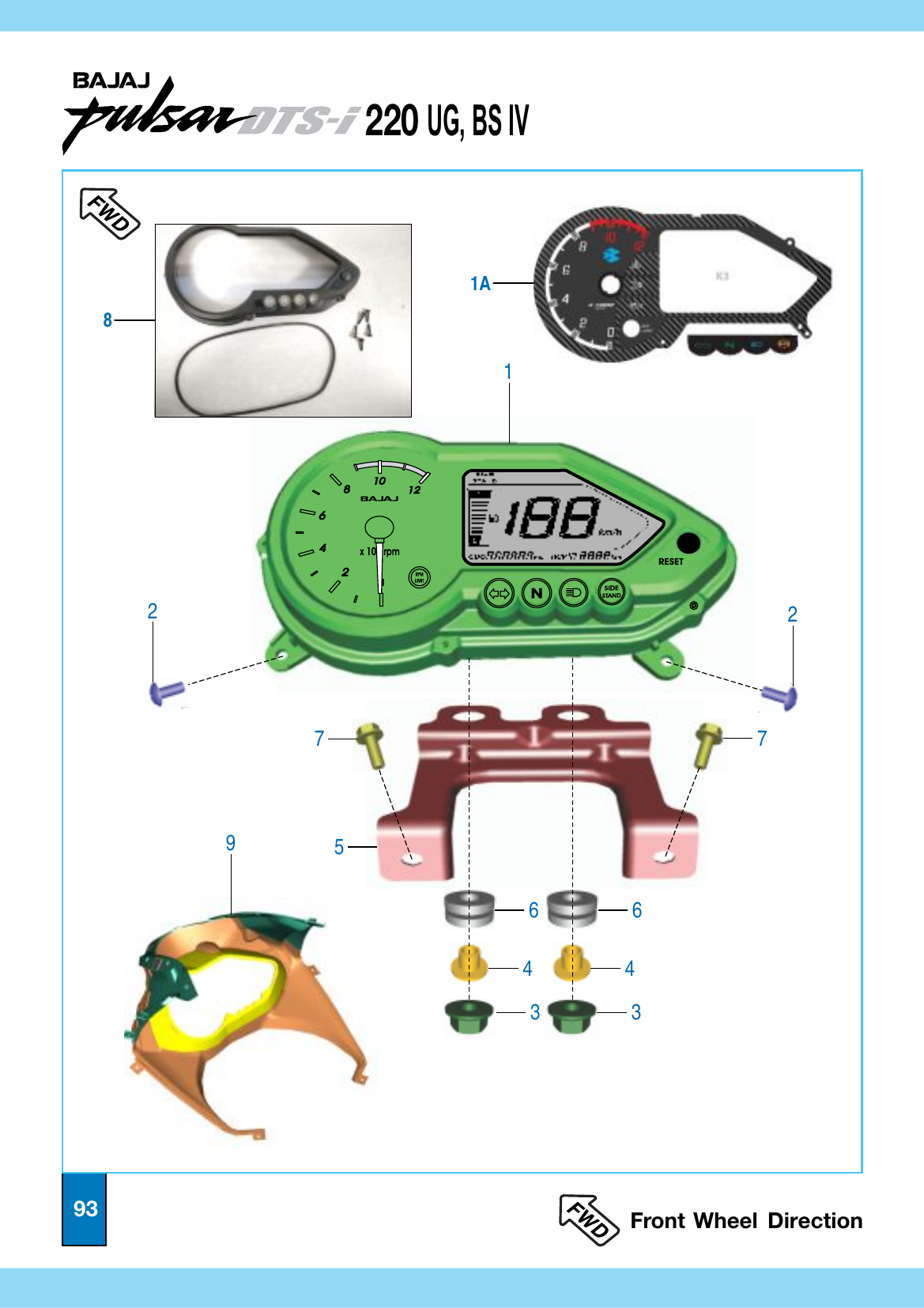 Plate 45 — Speedometer Assembly