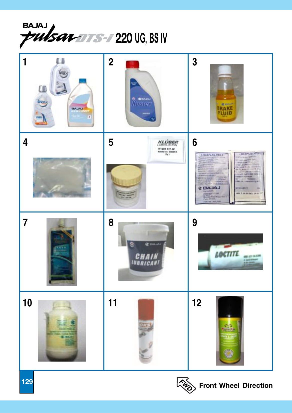 Plate 59 — Consumable Parts