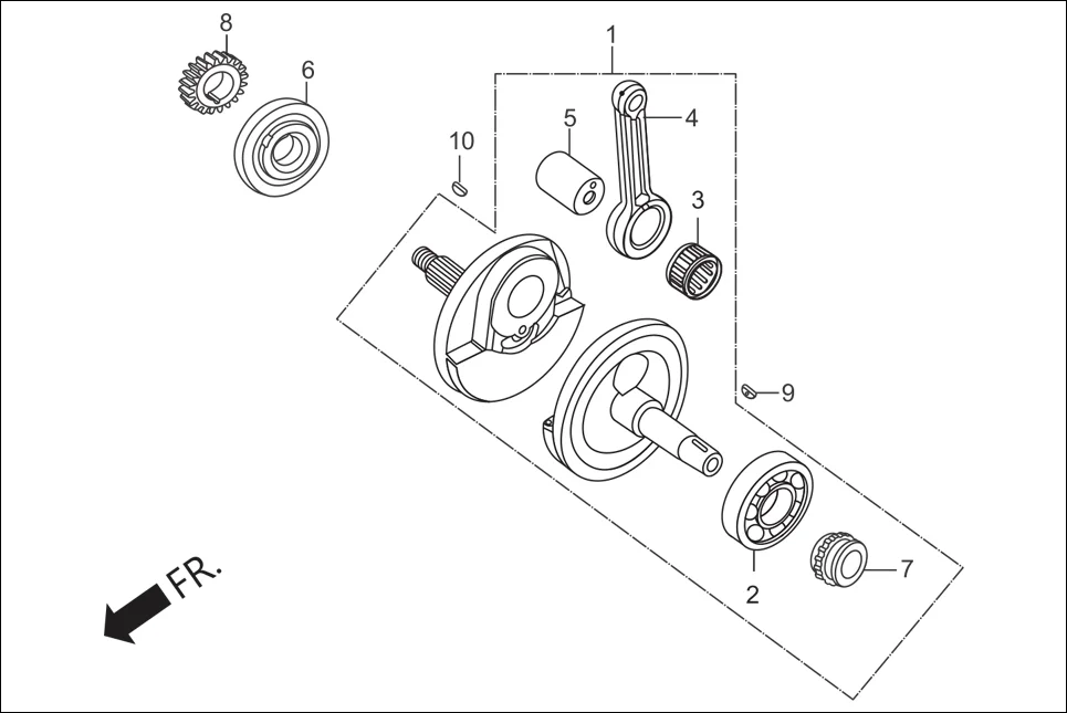 E-7 CRANK SHAFT