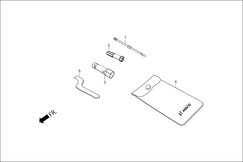 F-25 TOOLS diagram showing 99007-45000