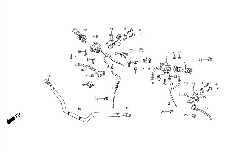F-3-DRUM HANDLE LEVER / SWITCH/ CABLES diagram showing 94050-06000