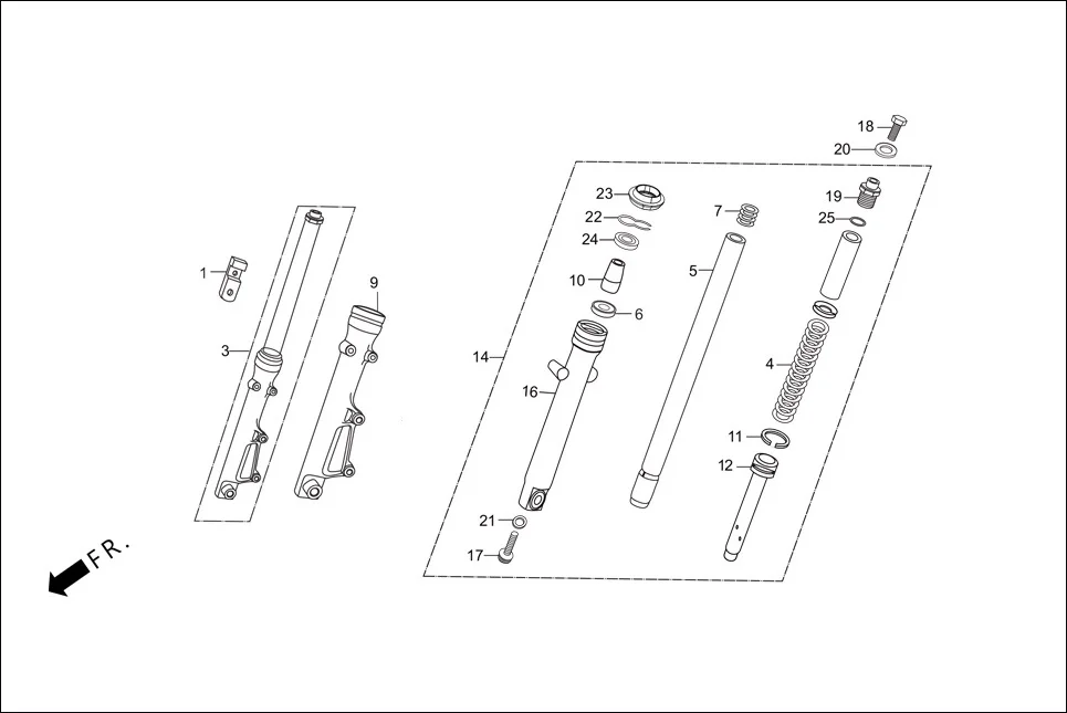F-6-DISC FRONT CUSHION diagram showing 51520-KSP-861