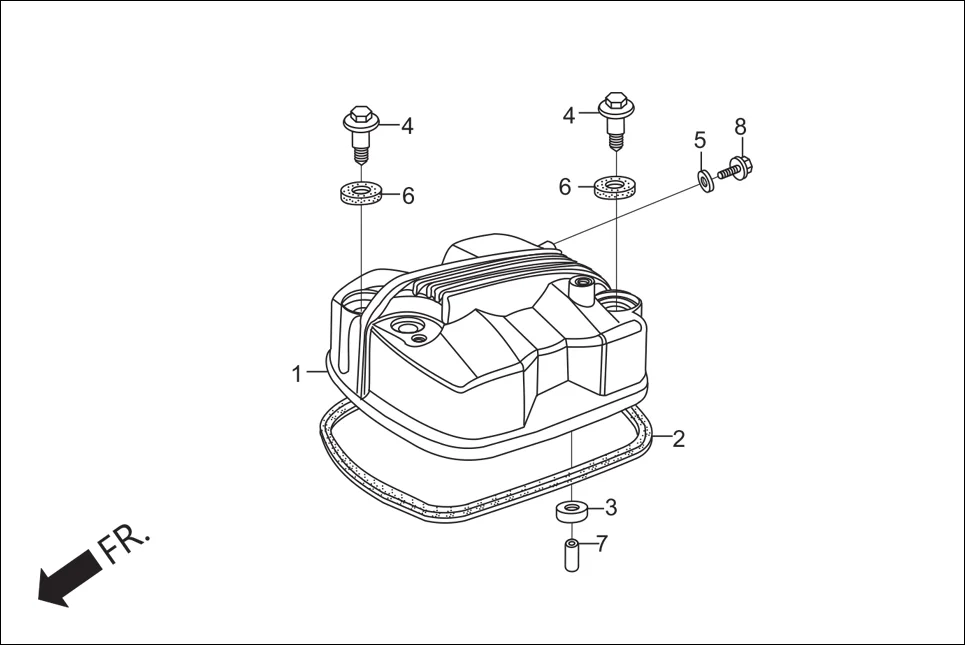 E-1 CYLINDER HEAD COVER
