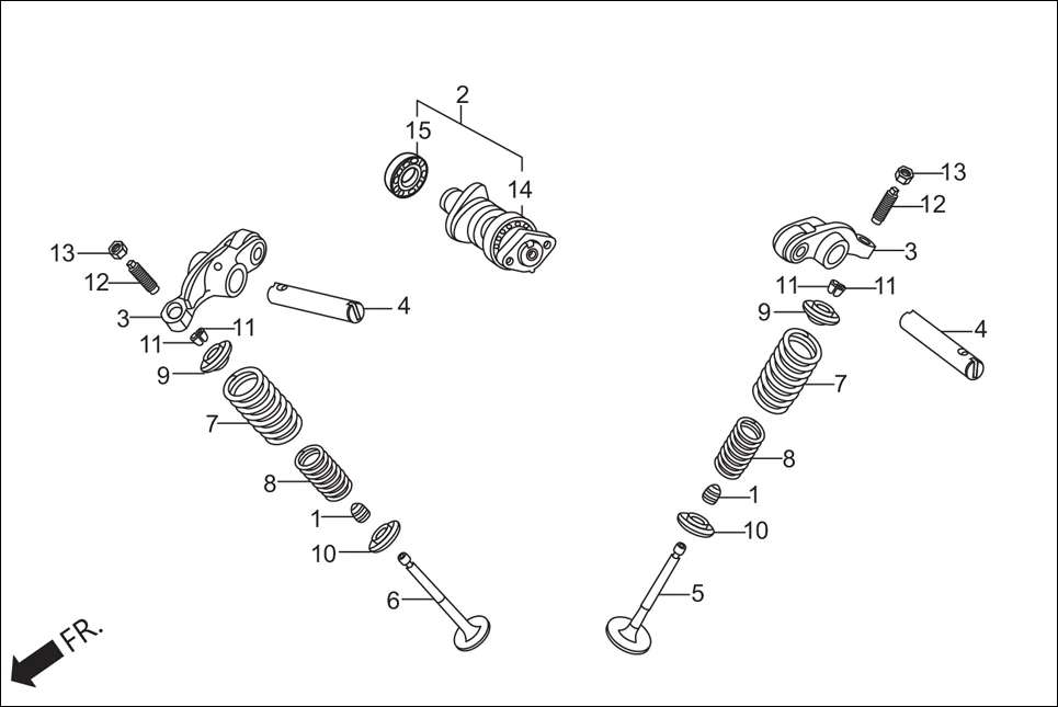 E-2 CAM SHAFT / VALVE