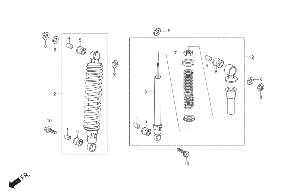 F-20 CUSHION REAR diagram showing 52410-KTN-701