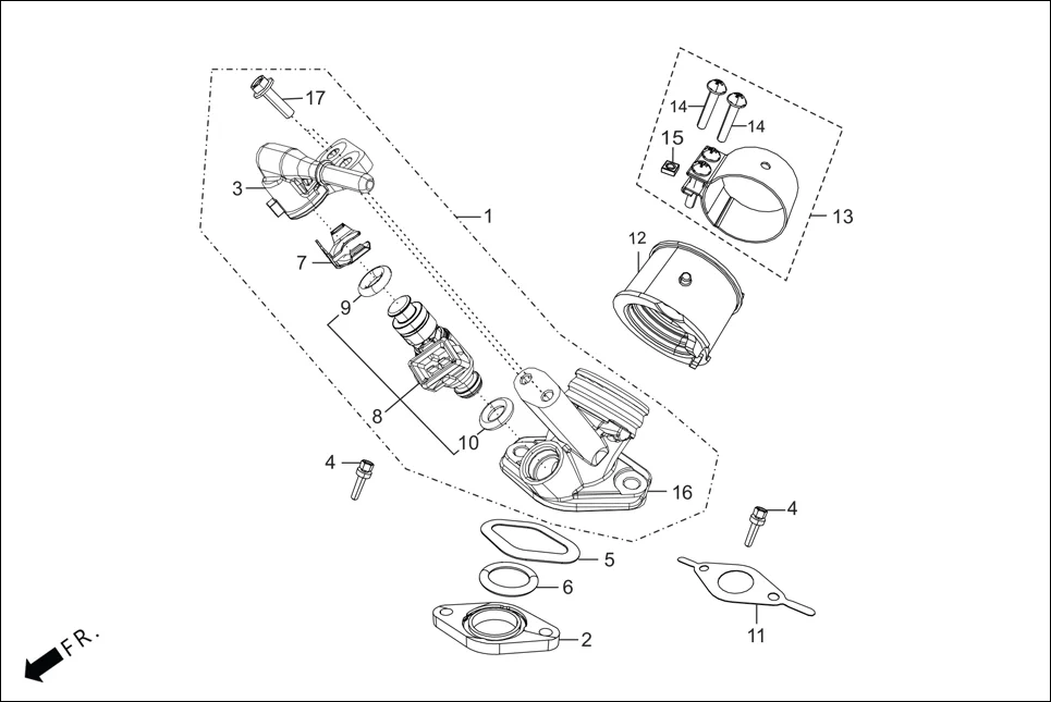 E-12A INLET PIPE / EXHAUST