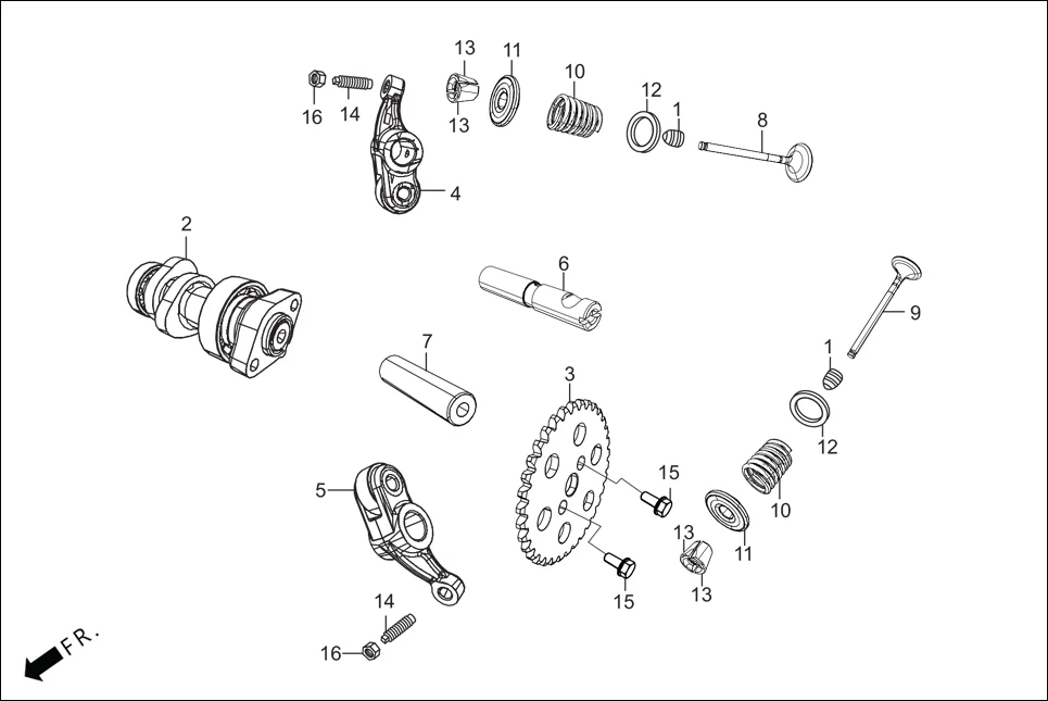 E-4 CAMSHAFT (CAMSHAFT/VALVE)