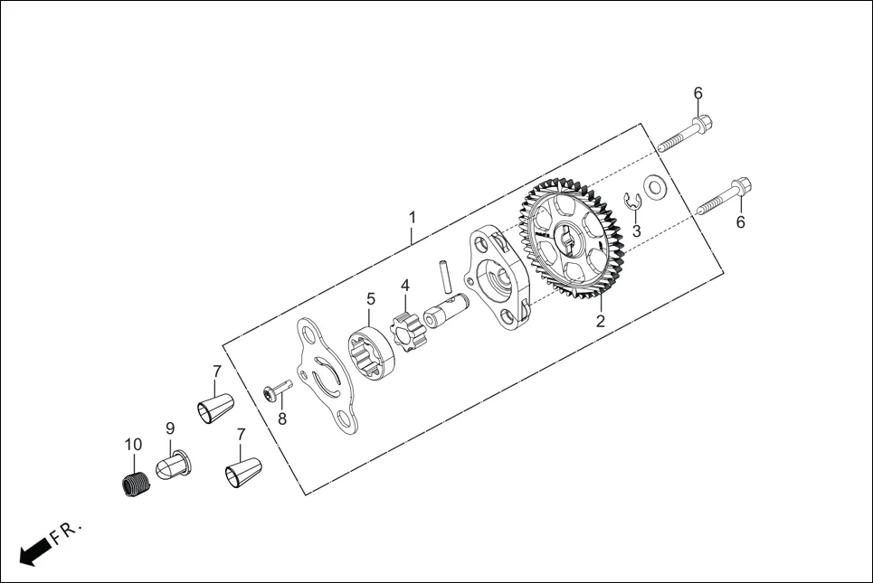 E-6 OIL PUMP ASSY.