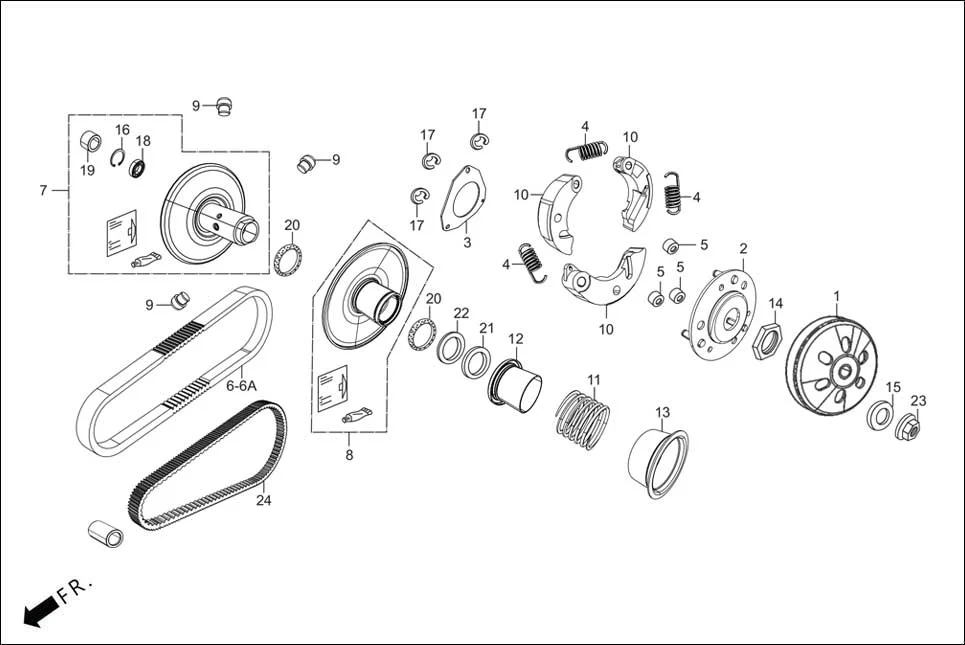 E-9 TRANSMISSION (DRIVEN FACE)