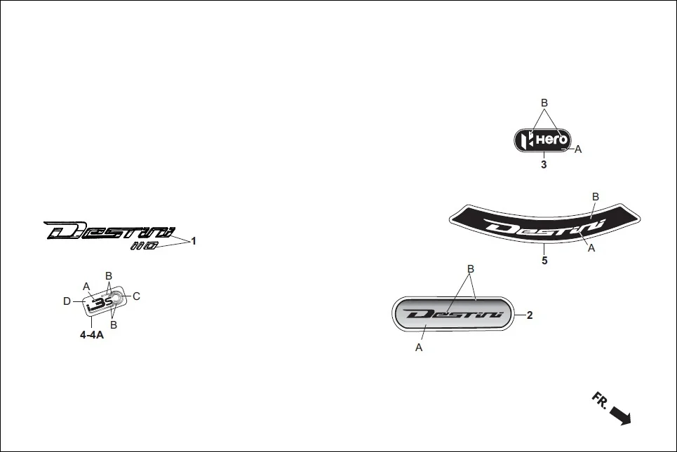 F-26-ZX MARK/STRIPE diagram showing A1AMB4T000000G