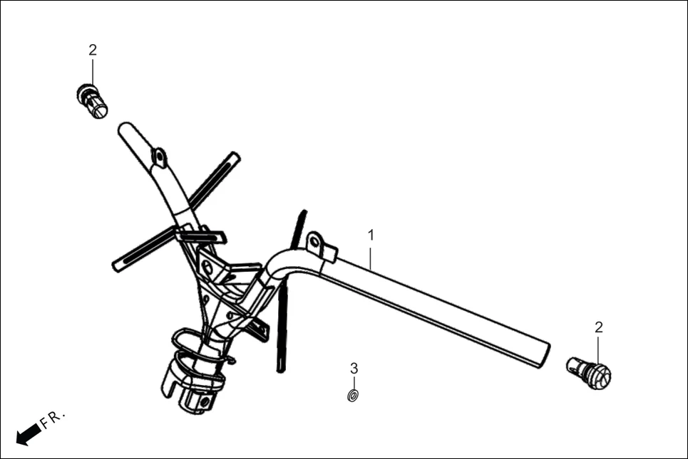 F-4-ZX HANDLE &amp; HNDL COVER diagram showing ABSRF2C002000G