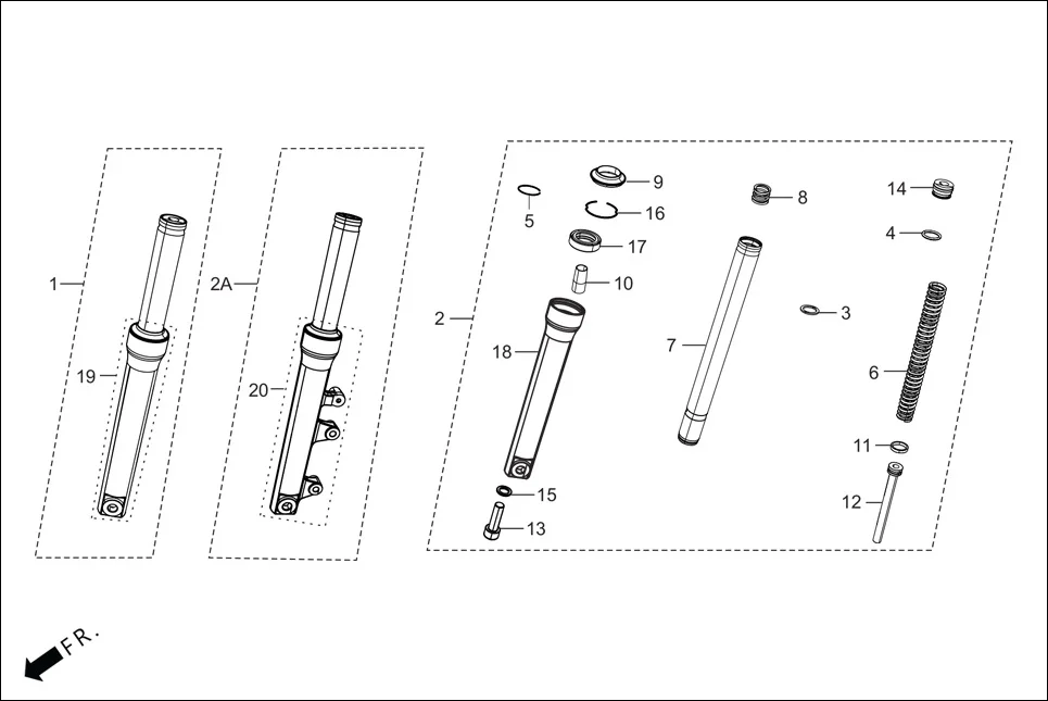 F-9A-ZX FRONT CUSHION diagram showing 90601-GF5-730