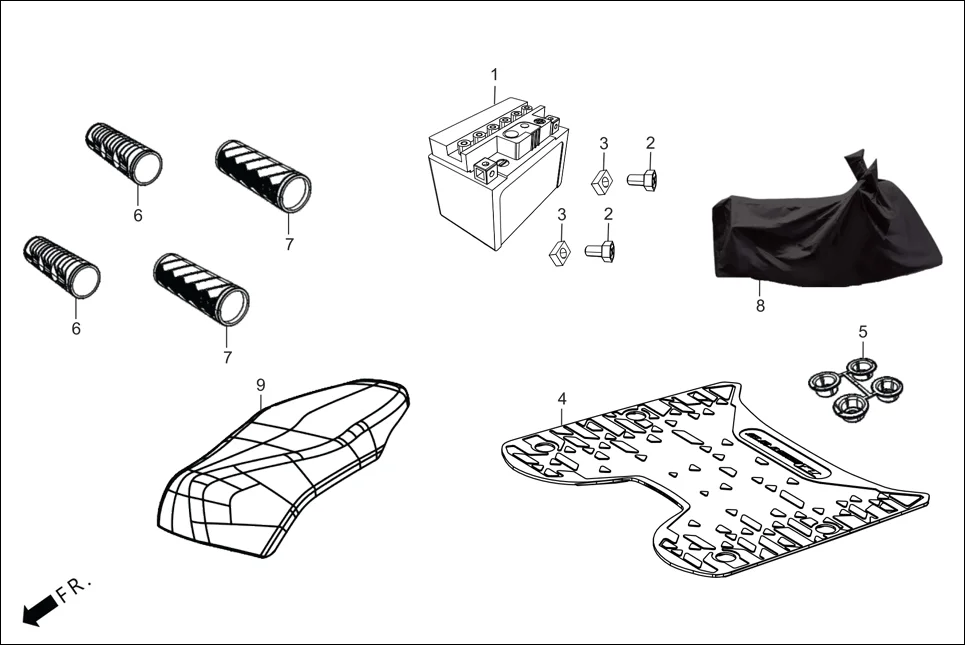 FOP-3 (OPTIONAL) diagram showing 90122-KVT-941