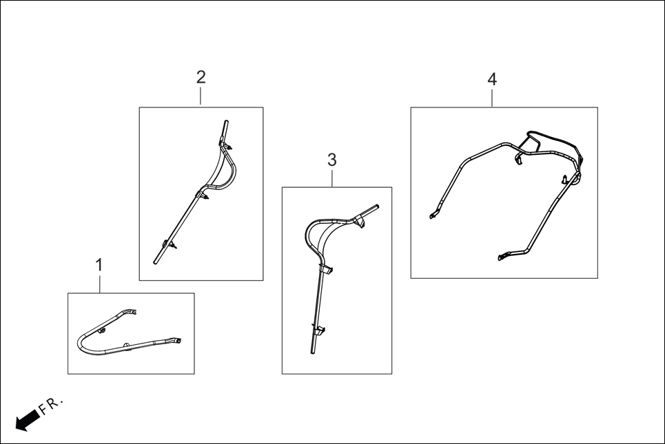 FOP-4 BEADING ASSY. (OPTIONAL) assembly diagram for Hero DESTINI 110 BS6 OBD2 PHB(Sept.,2025)