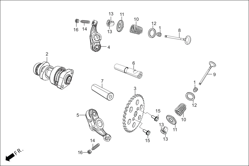 E-4 CAMSHAFT(CAMSHAFT/VALVE)