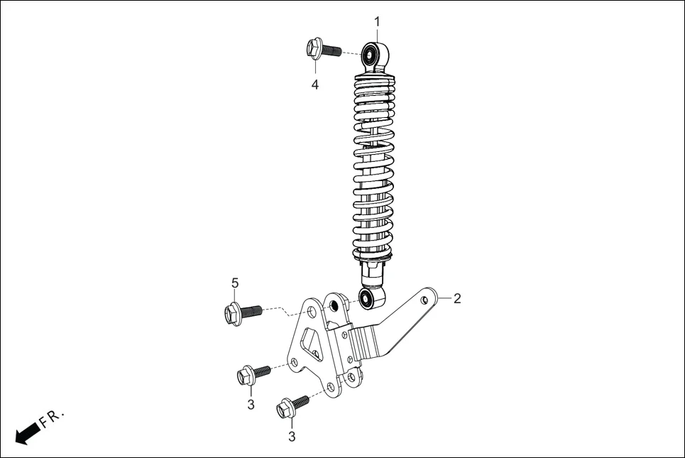 F-18 REAR CUSHION assembly diagram for Hero DESTINI 125(Dec.,2024)
