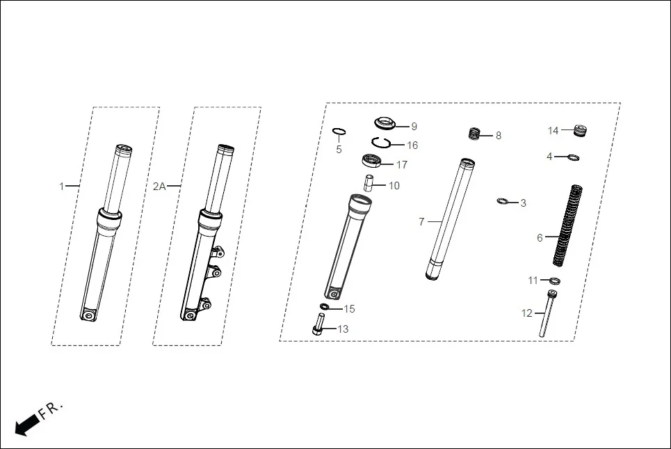 F-9A_ZX FRONT CUSHION assembly diagram for Hero DESTINI 125(Dec.,2024)