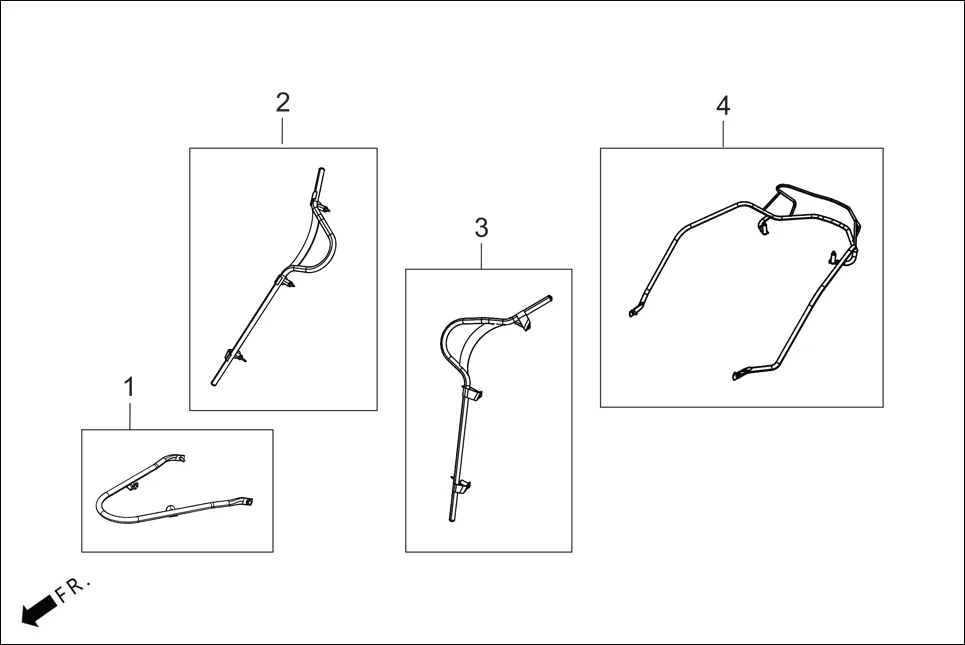FOP-4 BEADING ASSY.(OPTIONAL) assembly diagram for Hero DESTINI 125(Dec.,2024)