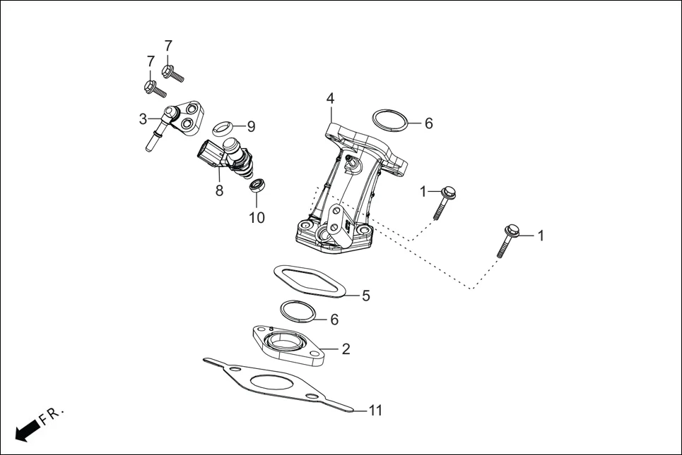E-12A INLET PIPE / EXHAUST