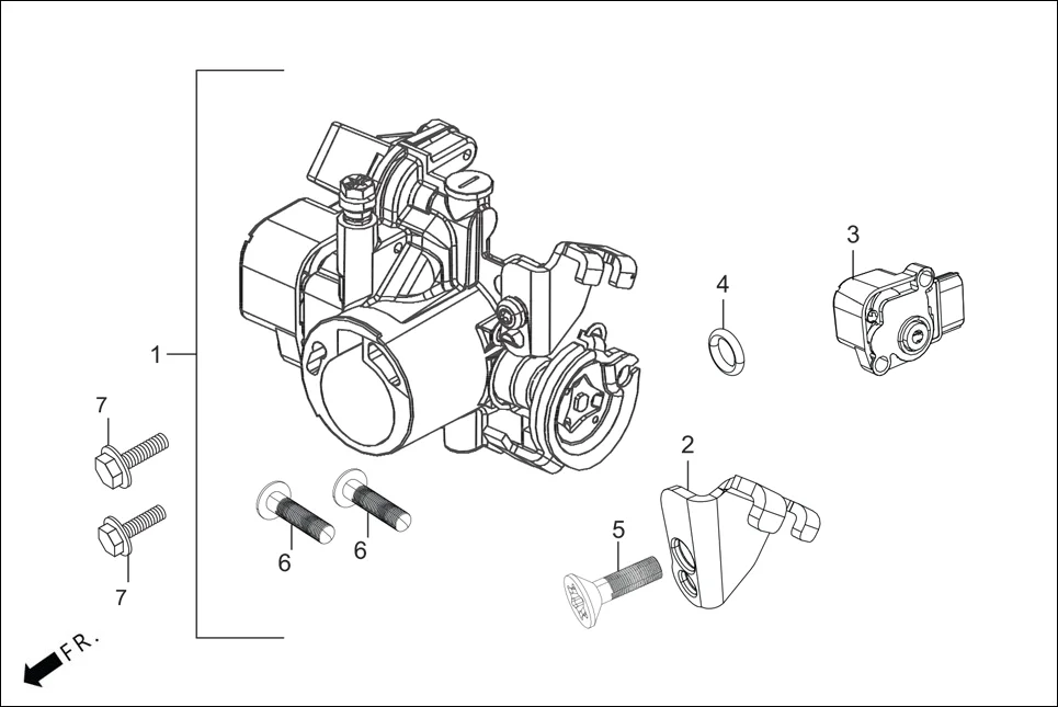 E-12 THROTTLE BODY ASSY