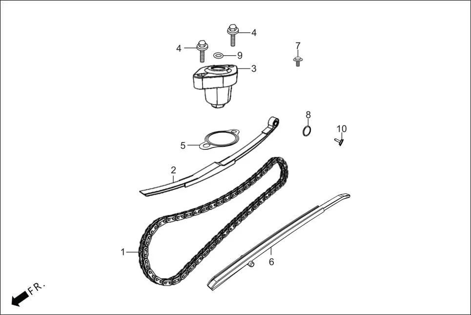 E-4A CAM SHAFT (CAM CHAIN/TENSIONER)
