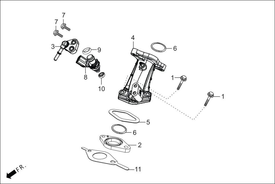 E-12A INLET PIPE / EXHAUST