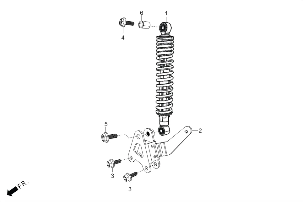 F-18 REAR CUSHION assembly diagram for Hero DESTINI 125 BS6 OBD2 PHB CBS (Sept.,2025)