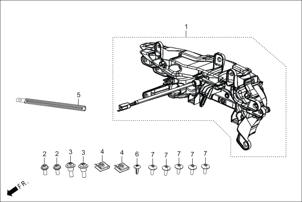 F-20 TAIL LIGHT assembly diagram for Hero DESTINI 125 BS6 OBD2 PHB CBS (Sept.,2025)