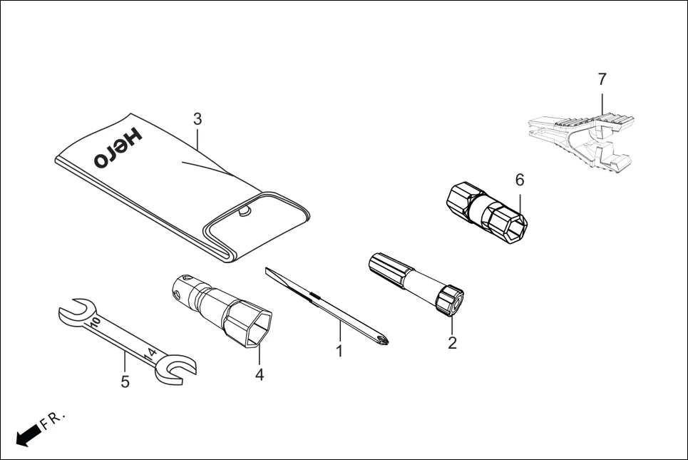 F-24 TOOLS diagram showing 89102-538-000