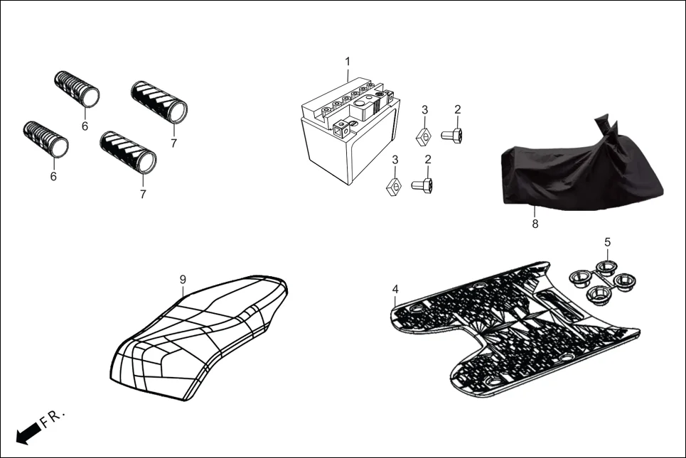 FOP-3 (OPTIONAL) diagram showing 99620-AAW-001