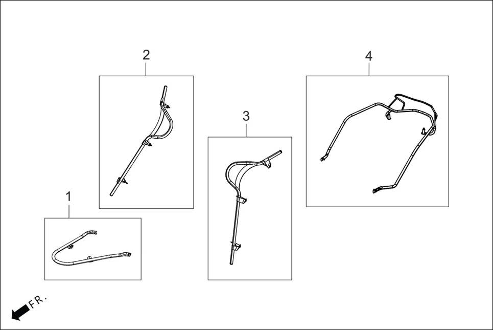 FOP-4 BEADING ASSY.(OPTIONAL) assembly diagram for Hero DESTINI 125 BS6 OBD2 PHB CBS (Sept.,2025)