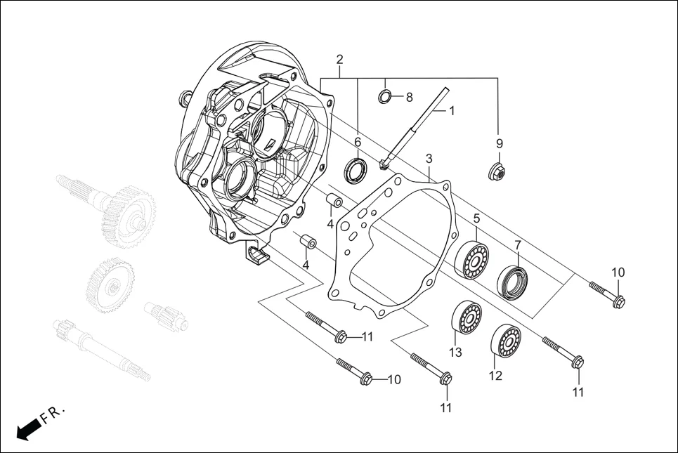 E-10 TRANSMISSION COVER