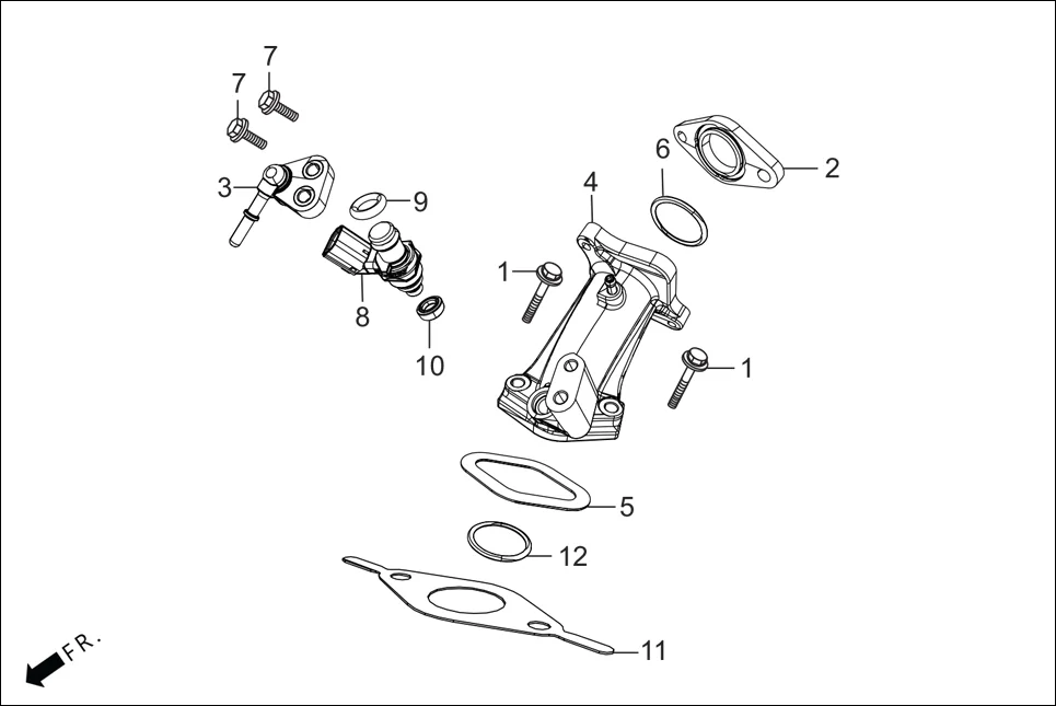 E-12A INLET PIPE / EXHAUST