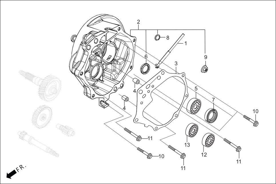 E-10 TRANSMISSION COVER