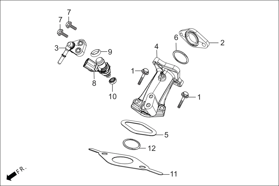 E-12A INLET PIPE / EXHAUST