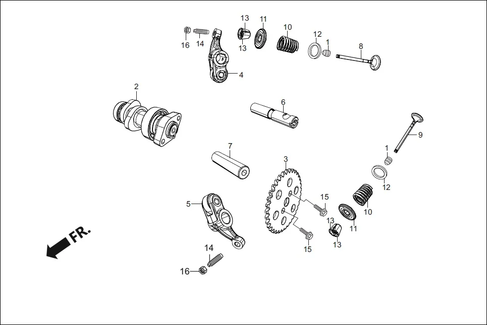 E-4 CAMSHAFT(CAMSHAFT/VALVE)