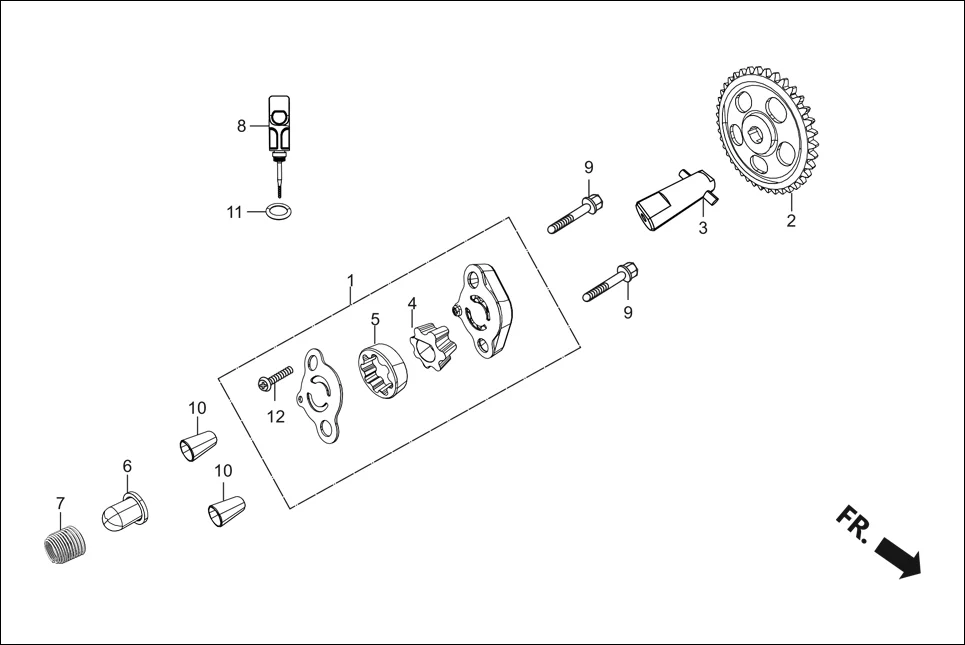 E-6 OIL PUMP ASSY.