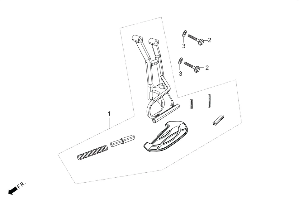 FOP-1 SARI STEP SET (OPTIONAL) diagram showing 95801-08045-00